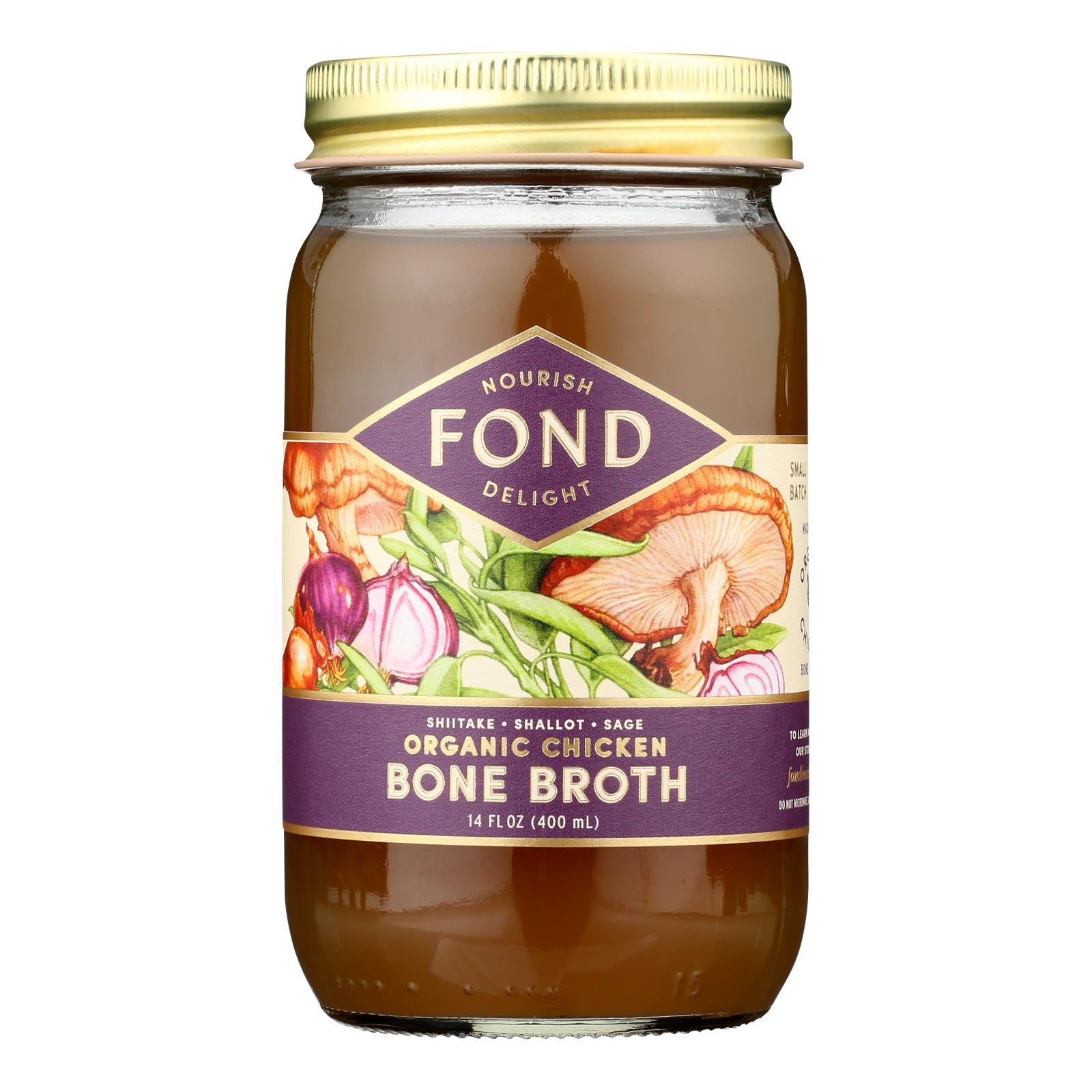 Fond Bone Broth - Bne Brth Yth Tnic Sht - Case Of 4-14 Fz - GreatEagleInc