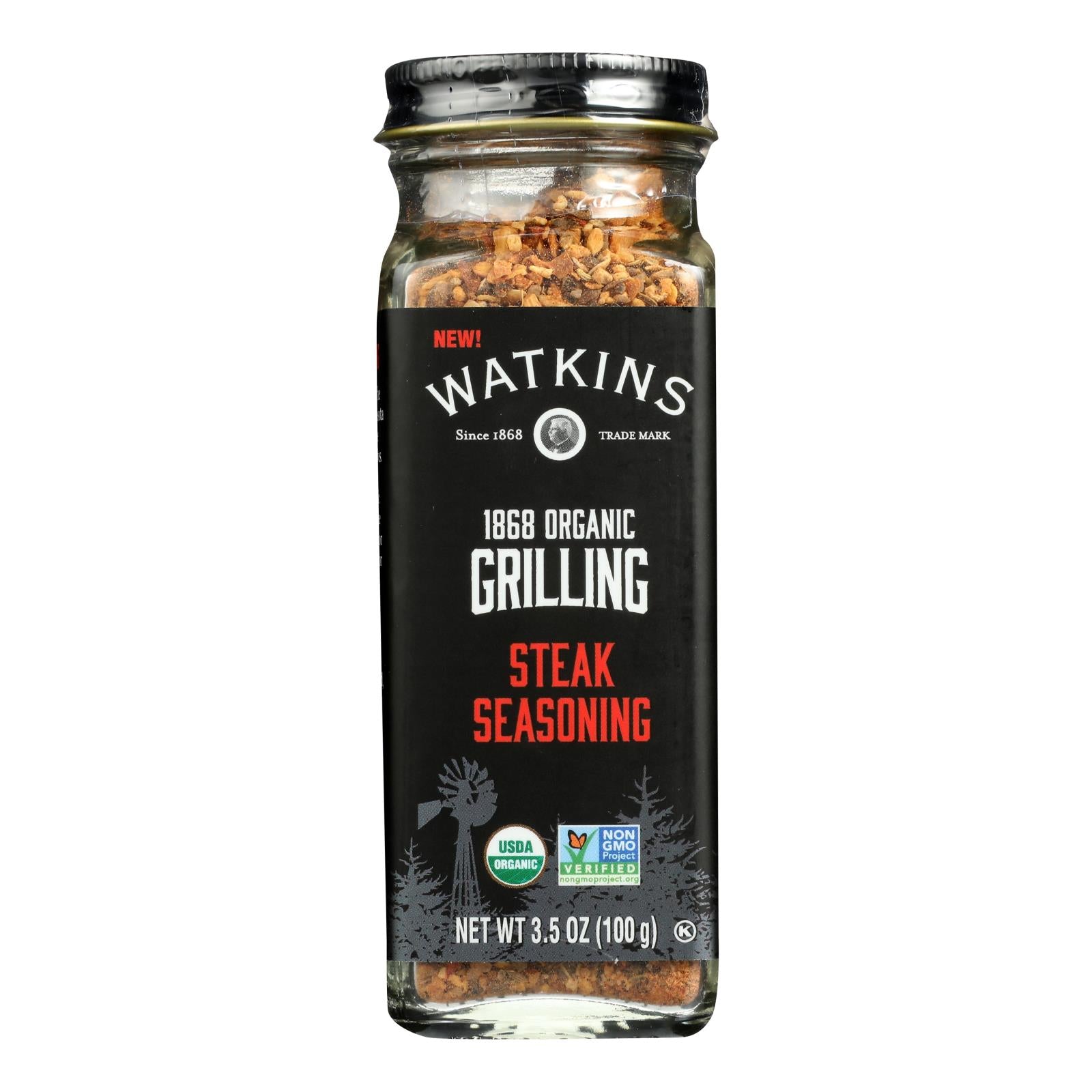 Watkins - Seasoning Steak Grlln - Case Of 3-3.5 Oz - GreatEagleInc