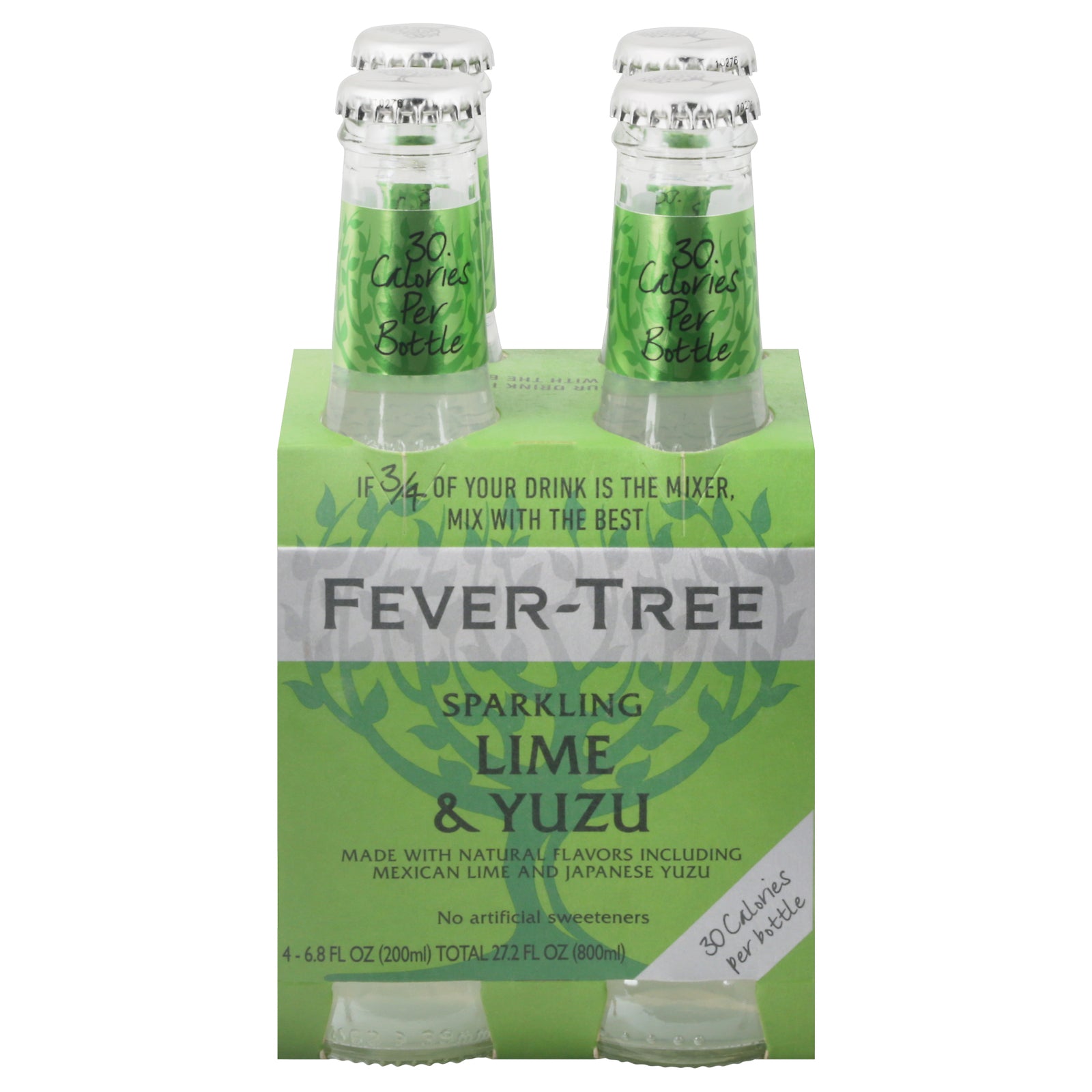 Fever-tree - Sprklg Lime Yuzu - Case Of 6-4/6.8 Fz - GreatEagleInc