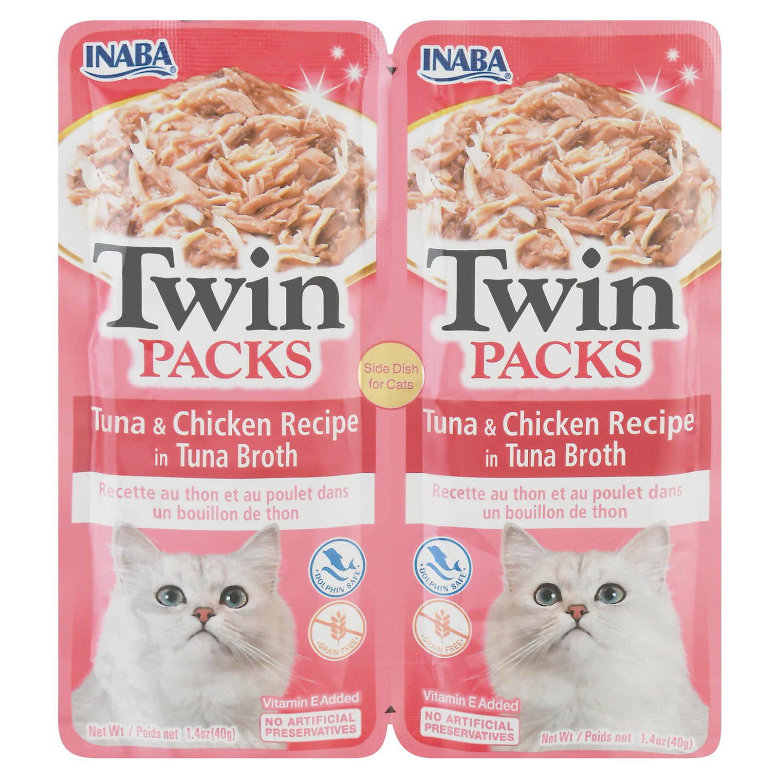 Inaba - Cat Food Chicken Tuna Twin - Case Of 8-2.8 Oz - GreatEagleInc