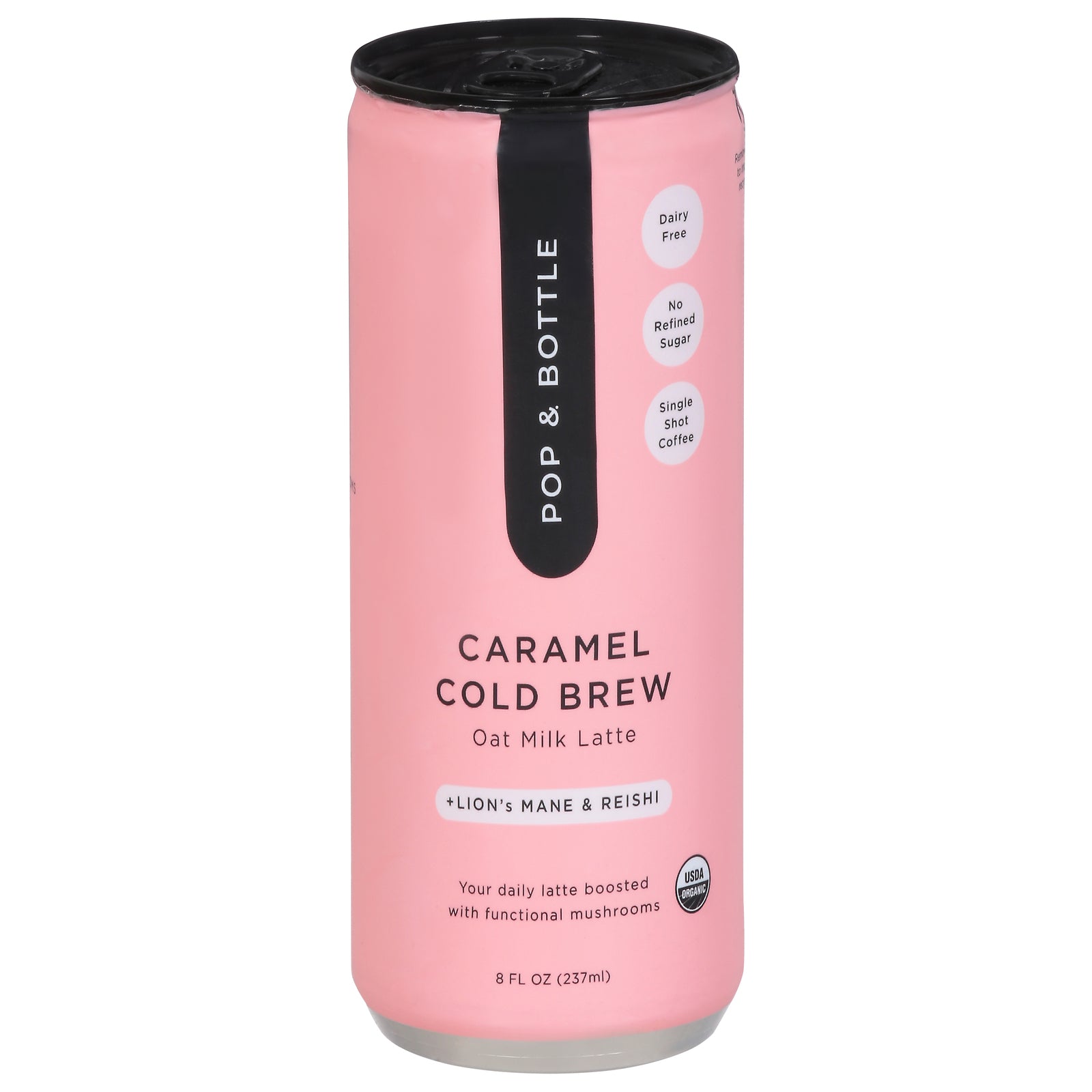 Pop & Bottle - Cld/brw Caramel Latte - Case Of 12-8 Fz - GreatEagleInc