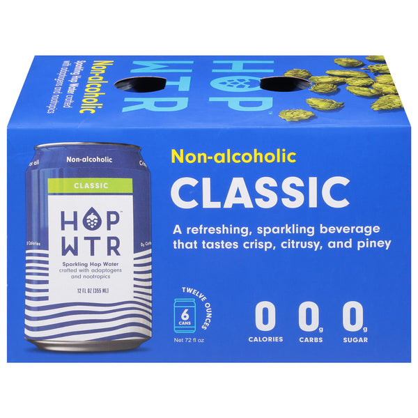 Hop Water - Hop Water Spk Classic 6pk - Case Of 4-6/12 Fz - GreatEagleInc