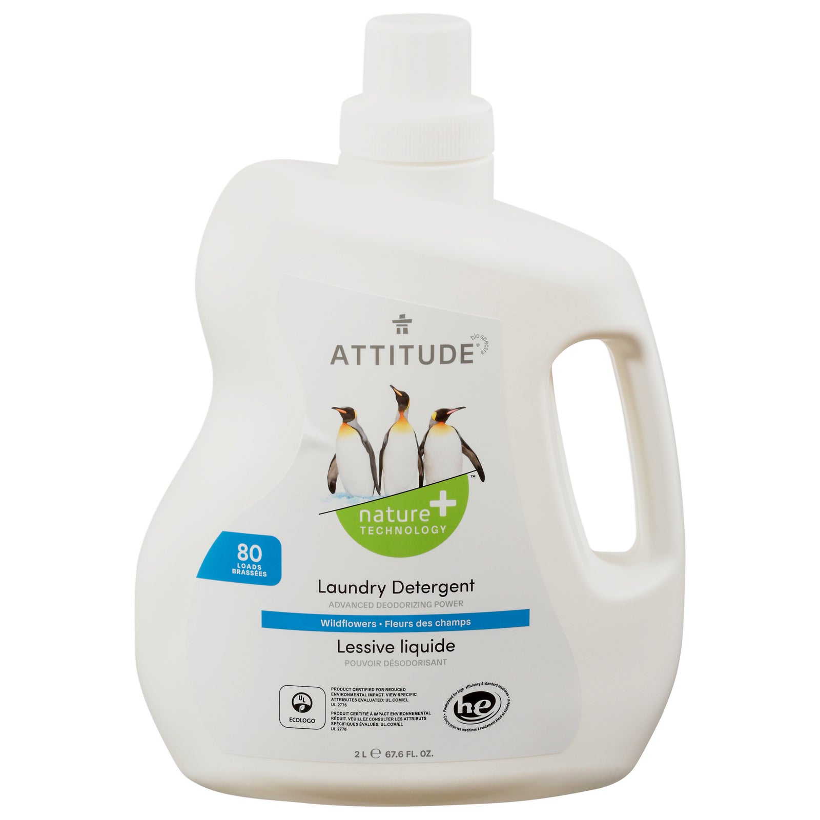 Attitude - Laundry Det Wildflowers - 1 Each 1-67.6 Oz - GreatEagleInc