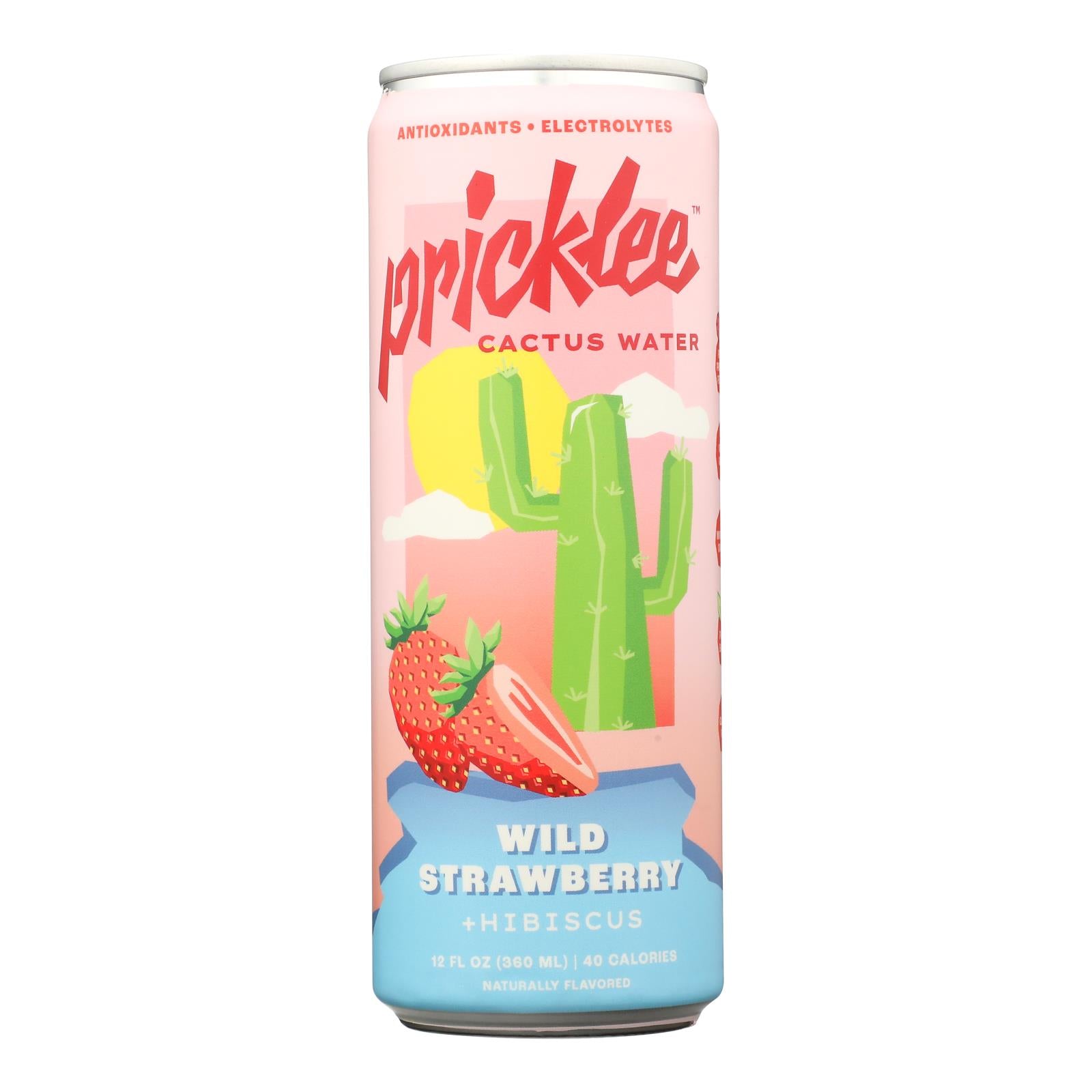 Pricklee - Wtr Sprfruit Strw Hibscus - Cs Of 12-12 Fz - GreatEagleInc