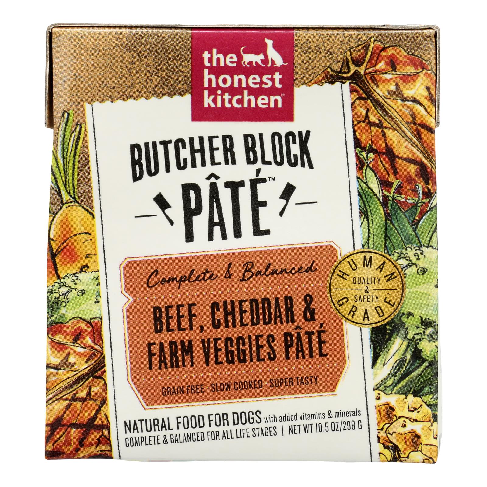 The Honest Kitchen - Dog Fd Pate Beef Cheddar - Case Of 6-10.5 Oz - GreatEagleInc