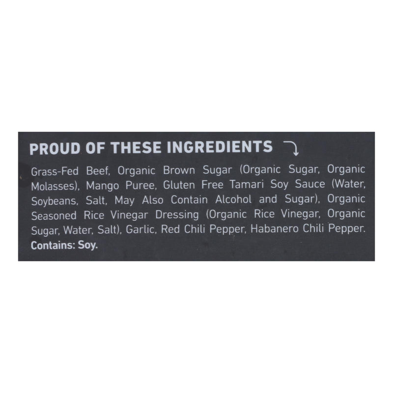 Country Archer - Jerky Beef Mango Habanero - Case Of 12-2.5 Oz - GreatEagleInc