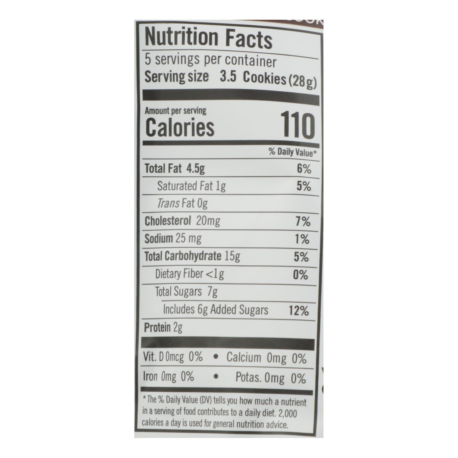 Cooper Street - Ckies Cinnamon Chocolate Chip - Case Of 6 - 5 Oz - GreatEagleInc