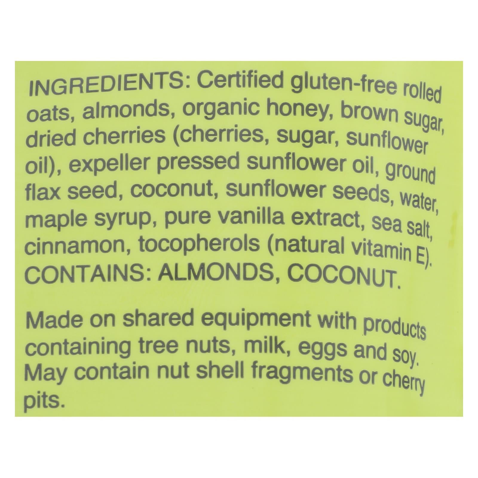 Jessica's Gluten-free Almond Cherry Granola  - Case Of 12 - 11 Oz - GreatEagleInc