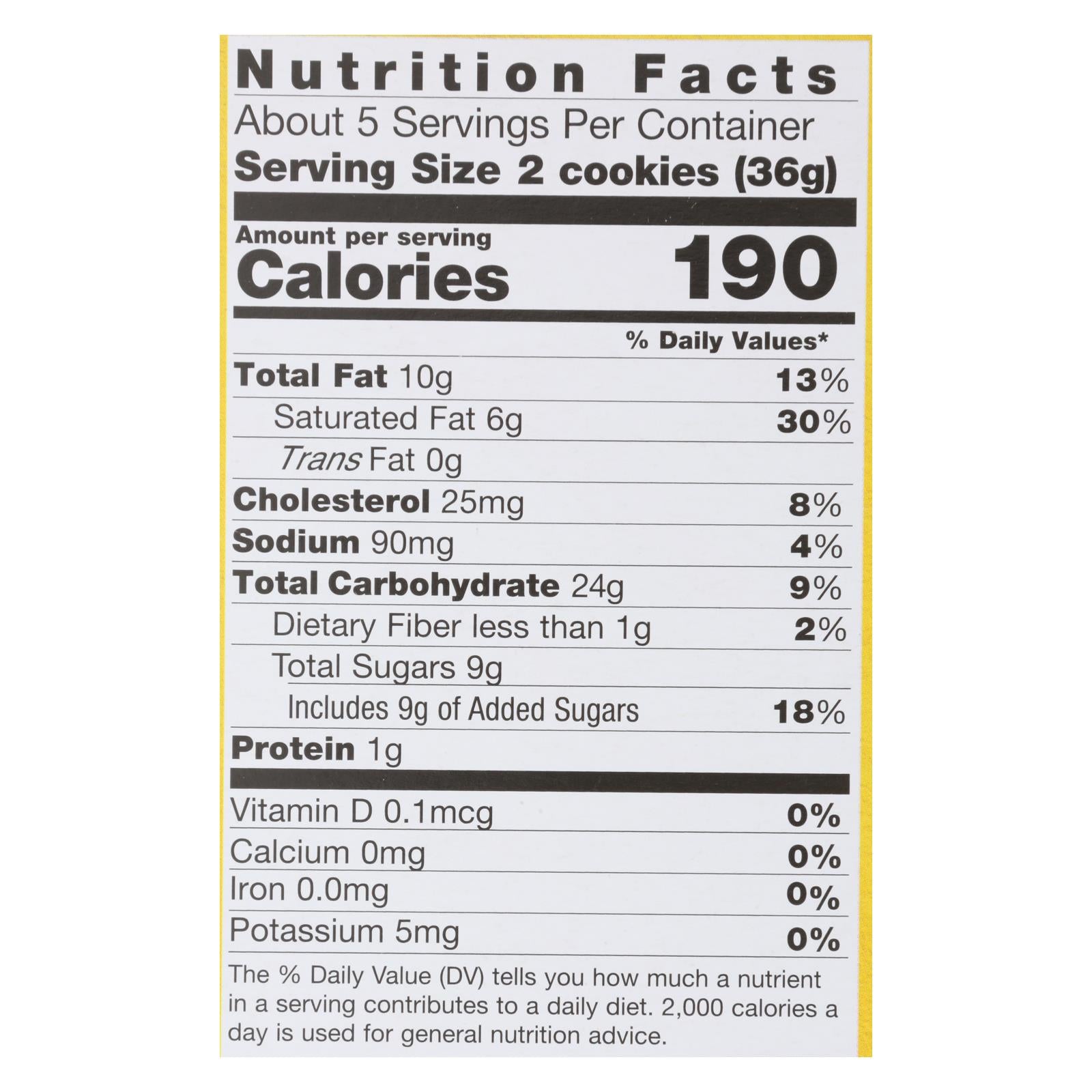 Pamela's Products - Cookies - Lemon Shortbread - Gluten-free - Case Of 6 - 6.25 Oz. - GreatEagleInc