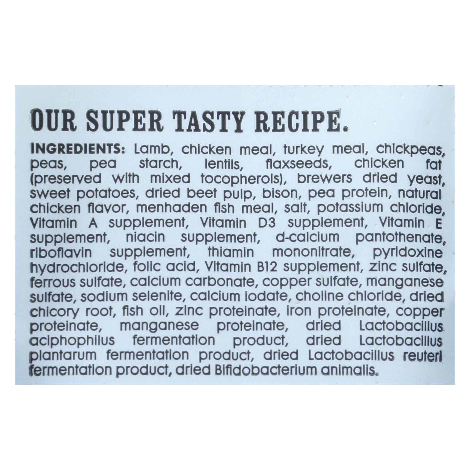 I And Love And You - Dog Kibble Lamb And Bison - Case Of 4-4 Lb - GreatEagleInc