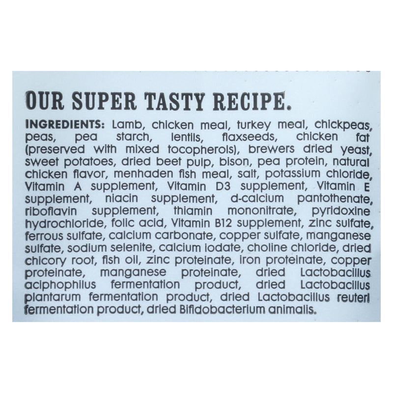 I And Love And You - Dog Kibble Lamb And Bison - Case Of 4-4 Lb - GreatEagleInc