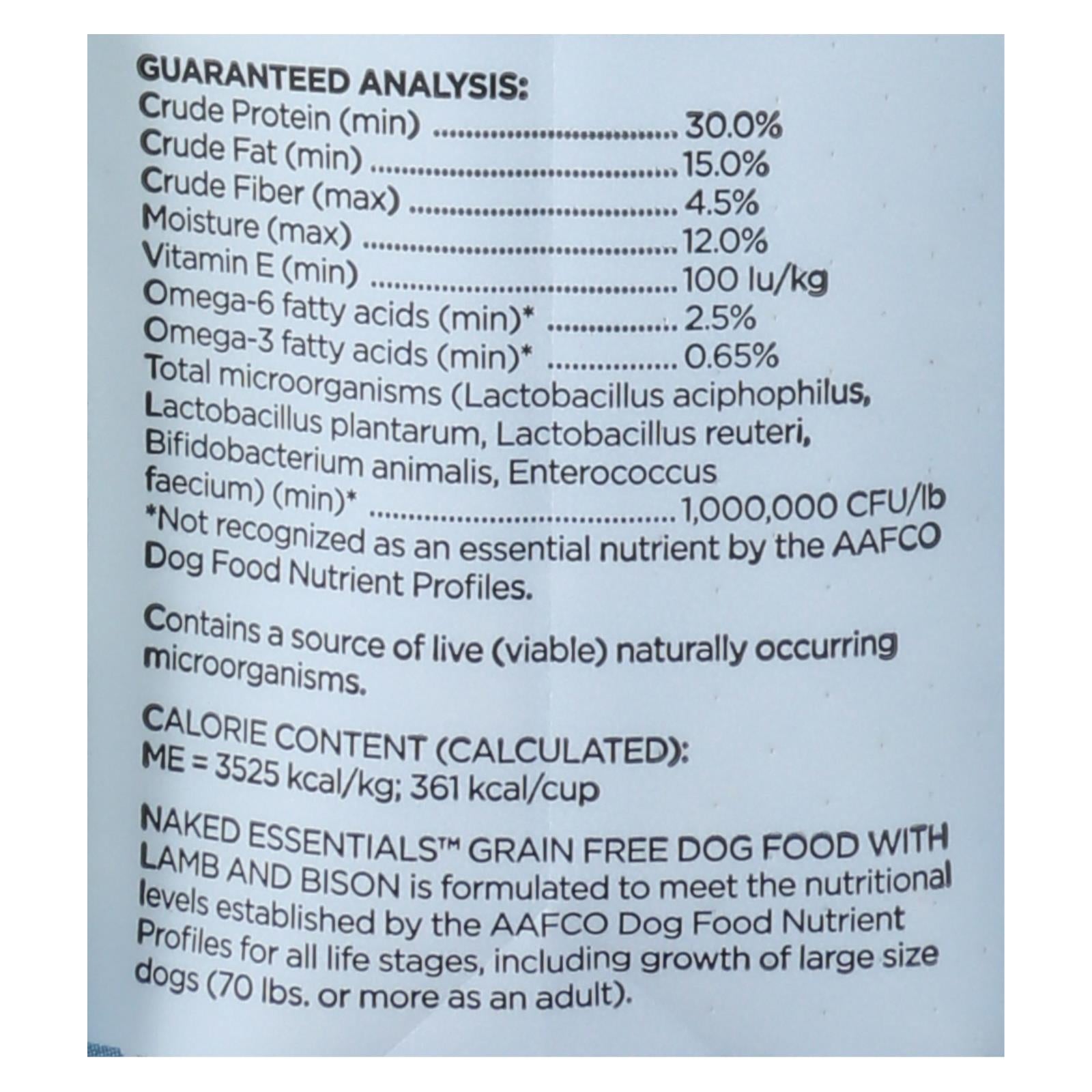 I And Love And You - Dog Kibble Lamb And Bison - Case Of 4-4 Lb - GreatEagleInc