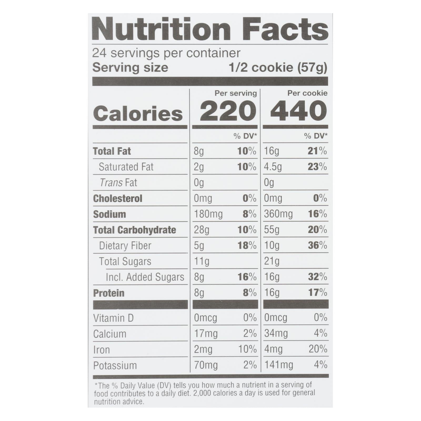 Lenny & Larry's - Complete Cookie Peanut Butter Chocolate Chip - Case Of 12-4 Oz - GreatEagleInc