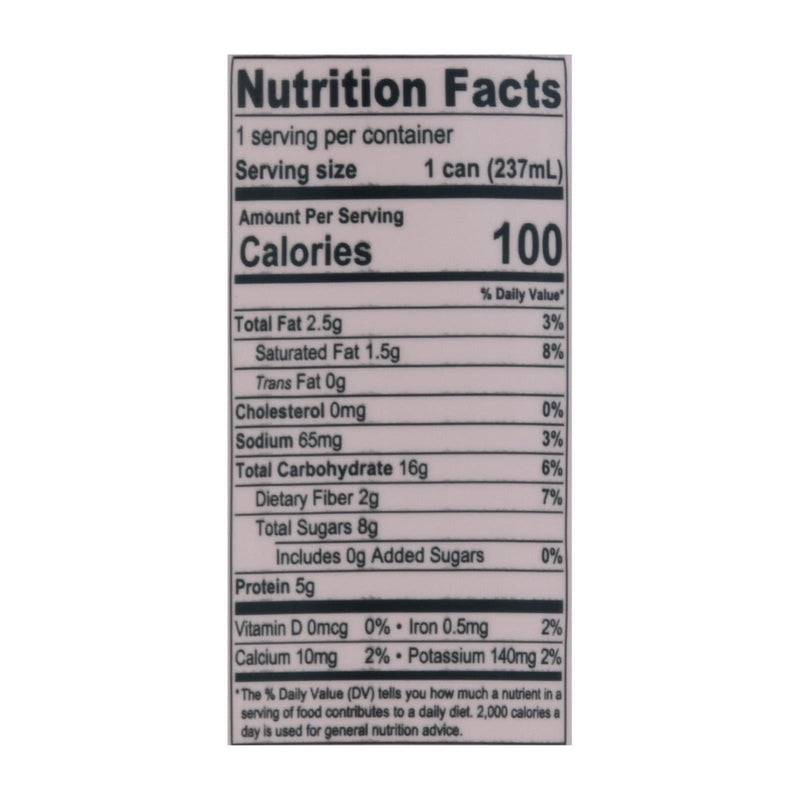 Pop & Bottle - Oat Milk Latte Vanilla - Case Of 12-8 Fz - GreatEagleInc