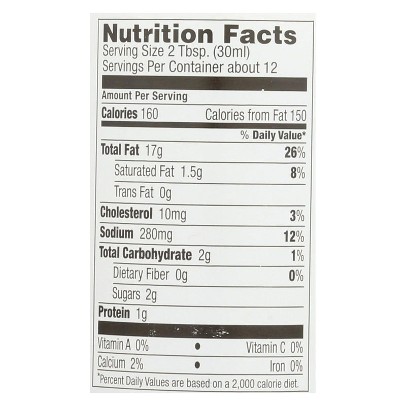 Brianna's - Salad Dressing - Classic Buttermilk Ranch - Case Of 6 - 12 Fl Oz. - GreatEagleInc