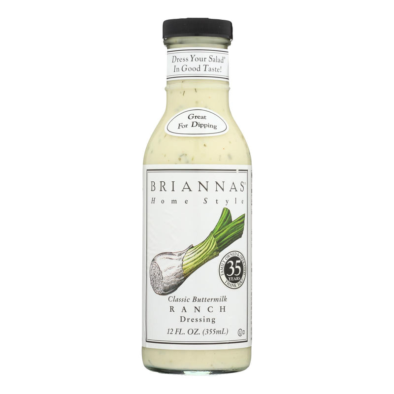 Brianna's - Salad Dressing - Classic Buttermilk Ranch - Case Of 6 - 12 Fl Oz. - GreatEagleInc