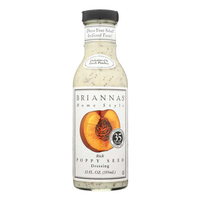 Brianna's - Salad Dressing - Poppy Seed - Case Of 6 - 12 Fl Oz. - GreatEagleInc