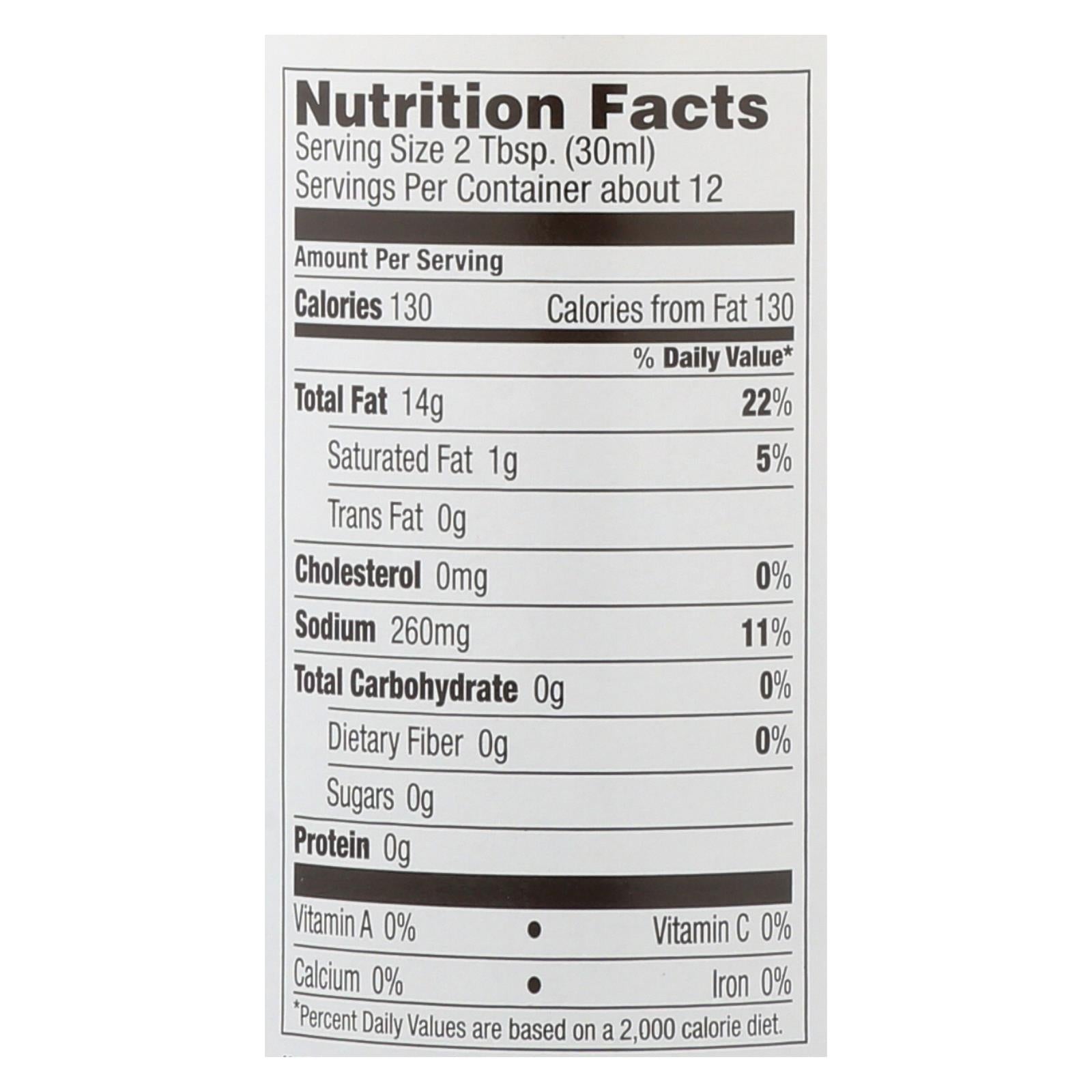 Brianna's - Salad Dressing - Real French Vinaigrette - Case Of 6 - 12 Fl Oz. - GreatEagleInc