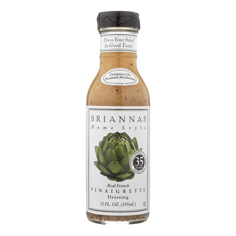 Brianna's - Salad Dressing - Real French Vinaigrette - Case Of 6 - 12 Fl Oz. - GreatEagleInc