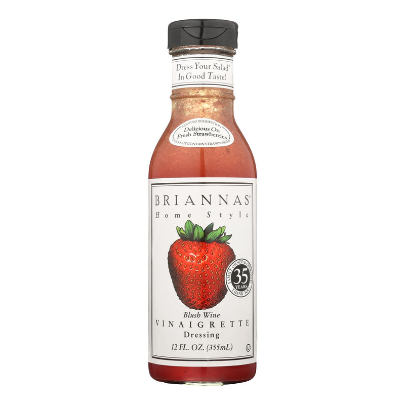 Brianna's - Salad Dressing - Blush Wine Vinaigrette - Case Of 6 - 12 Fl Oz. - GreatEagleInc