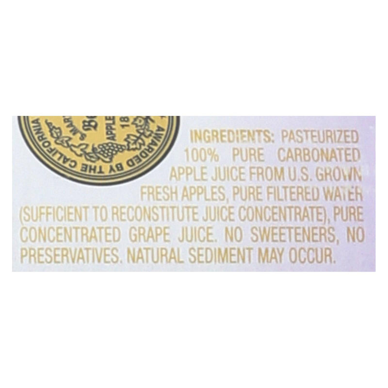 Martinelli's Sparkling Juice - Apple Grape - Case Of 12 - 25.4 Fl Oz. - GreatEagleInc
