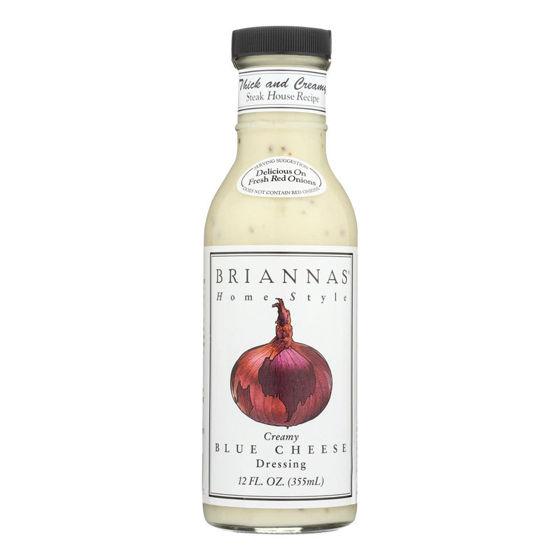 Brianna's - Salad Dressing - Creamy Blue Cheese - Case Of 6 - 12 Fl Oz. - GreatEagleInc