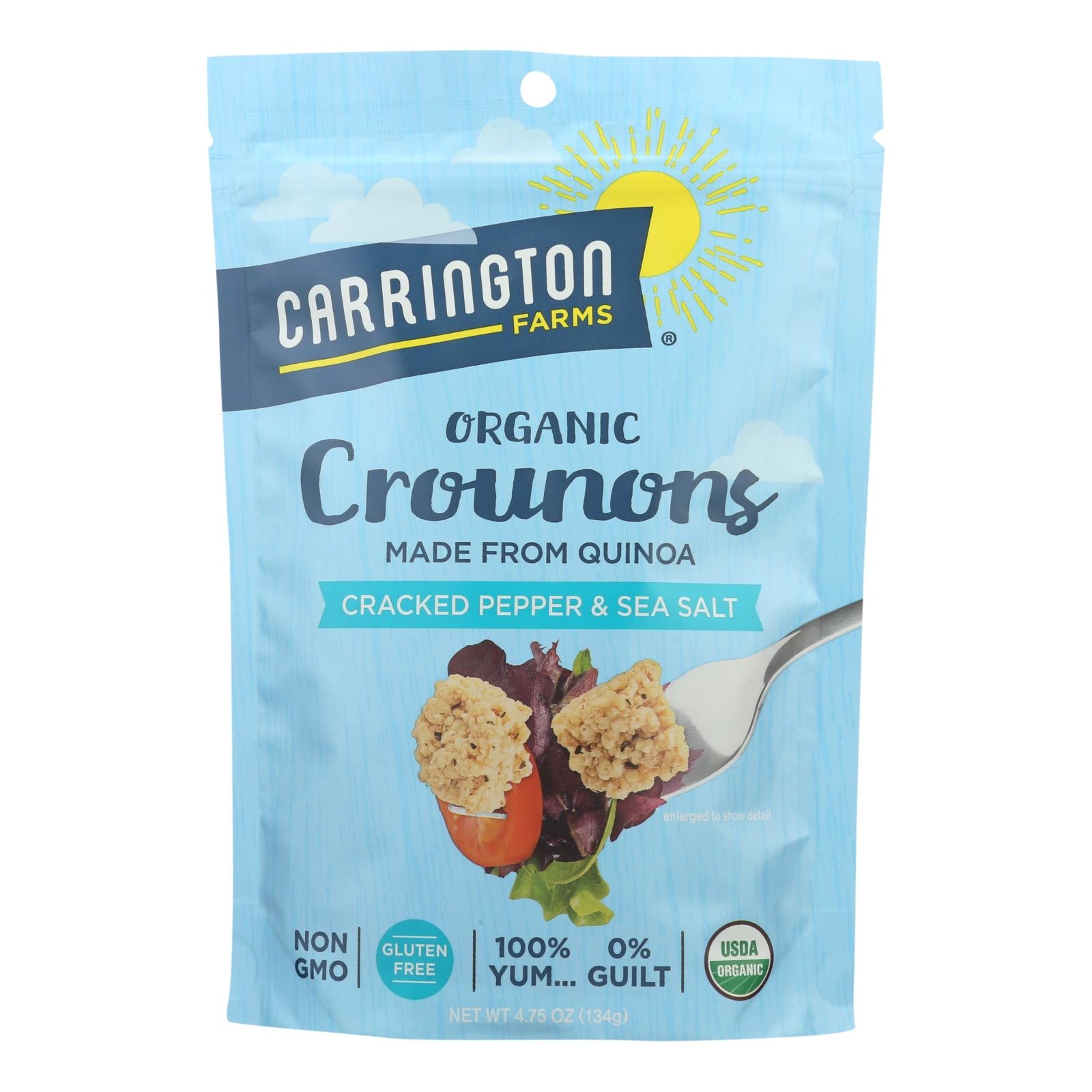 Carrington Farms® Organic Crounons - Case Of 6 - 4.75 Oz - GreatEagleInc