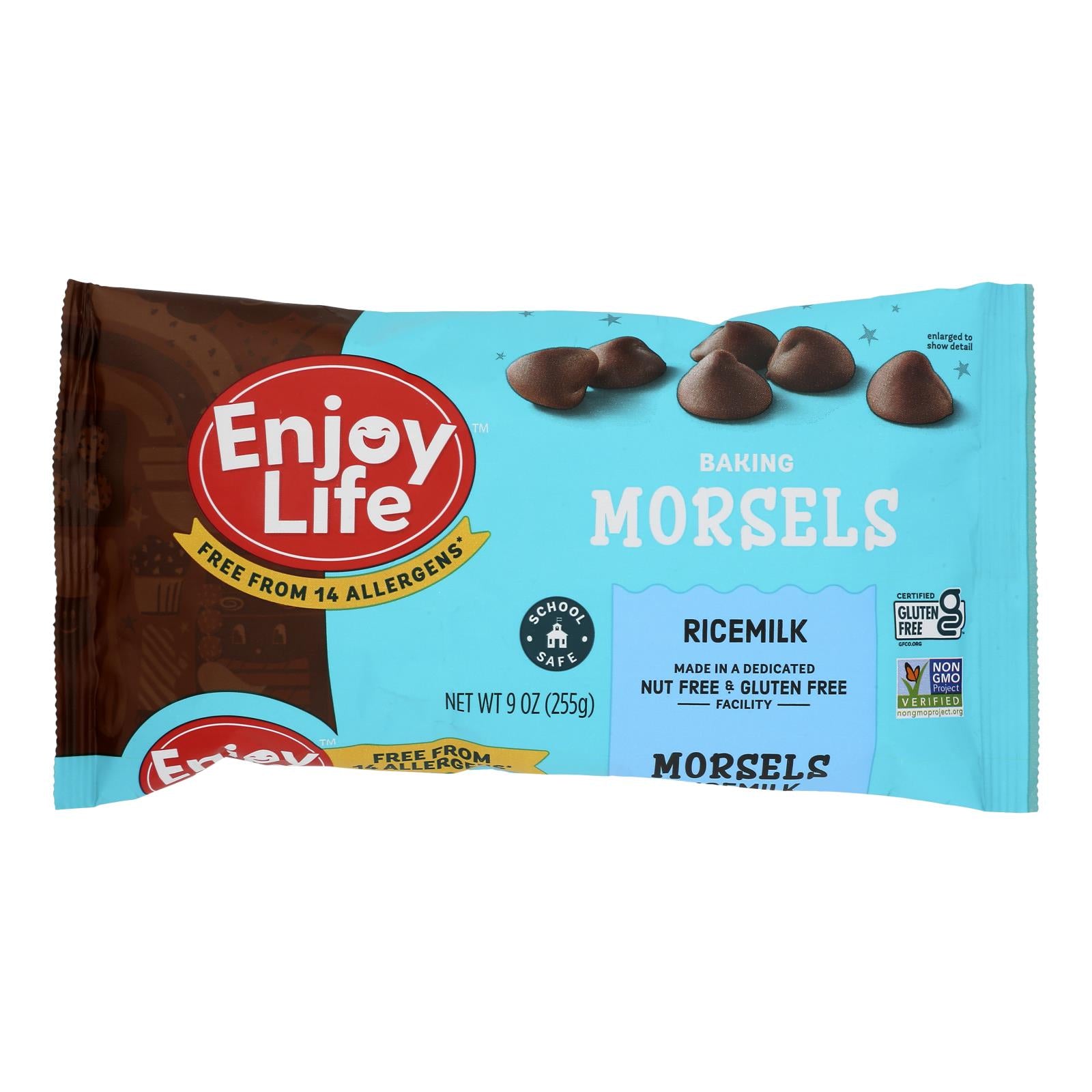 Enjoy Life - Chocolate Morsl Rcemlk Bkng/snk - Case Of 12-9 Oz - GreatEagleInc