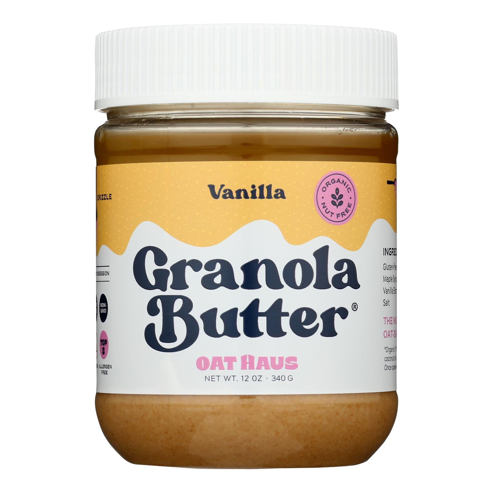 Oat Haus - Butter Granola Vanilla - Case Of 6-12 Oz - GreatEagleInc