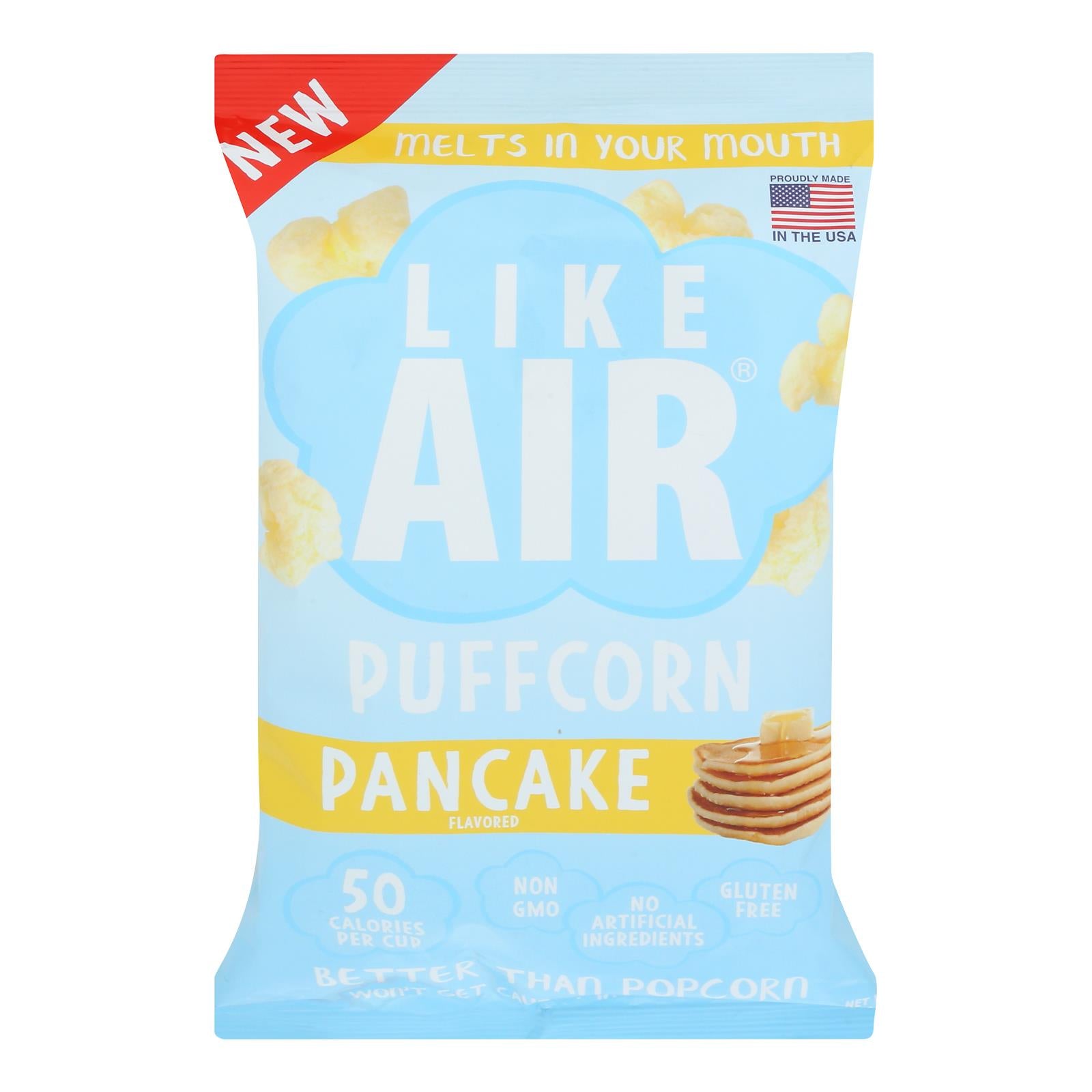 Like Air - Puffcorn Baked Pancake - Case Of 12-4 Oz - GreatEagleInc