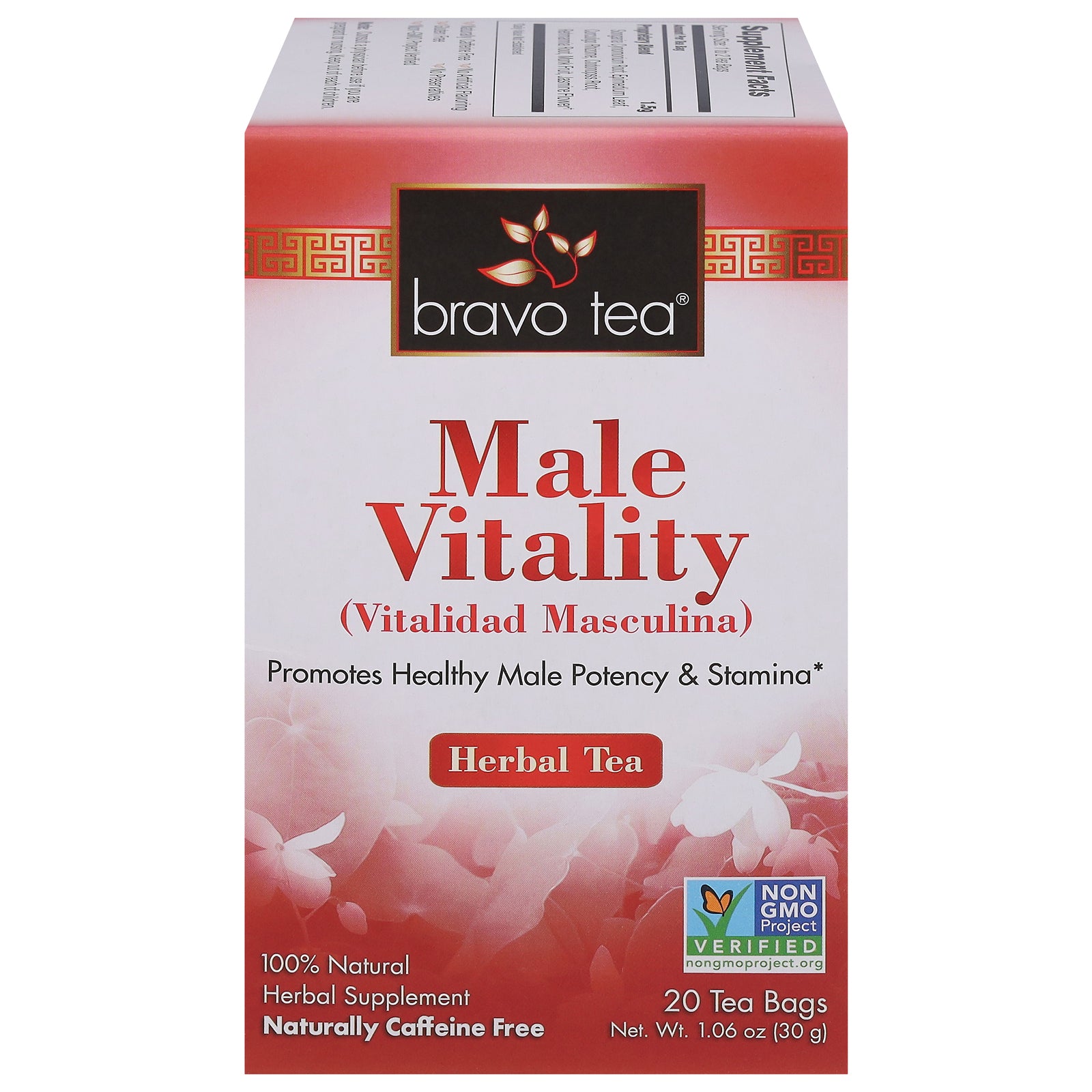 Bravo Teas And Herbs - Tea - Male Vitality - 20 Bag - GreatEagleInc