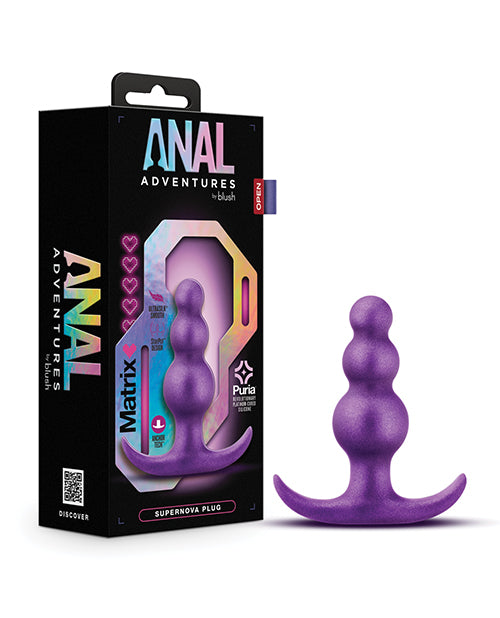 Blush Anal Adventures Matrix Supernova Plug - Purple Default Title