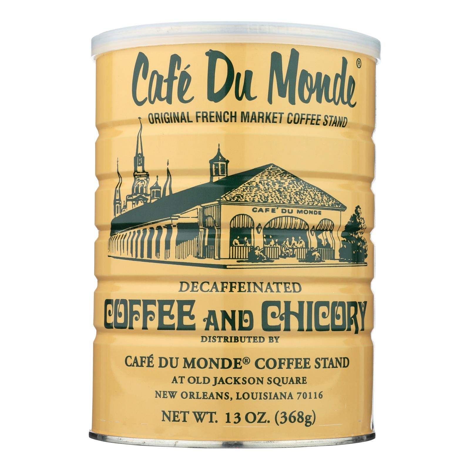 Cafe Du Monde - Coffee Decaf - Case Of 12 - 13 Oz - GreatEagleInc