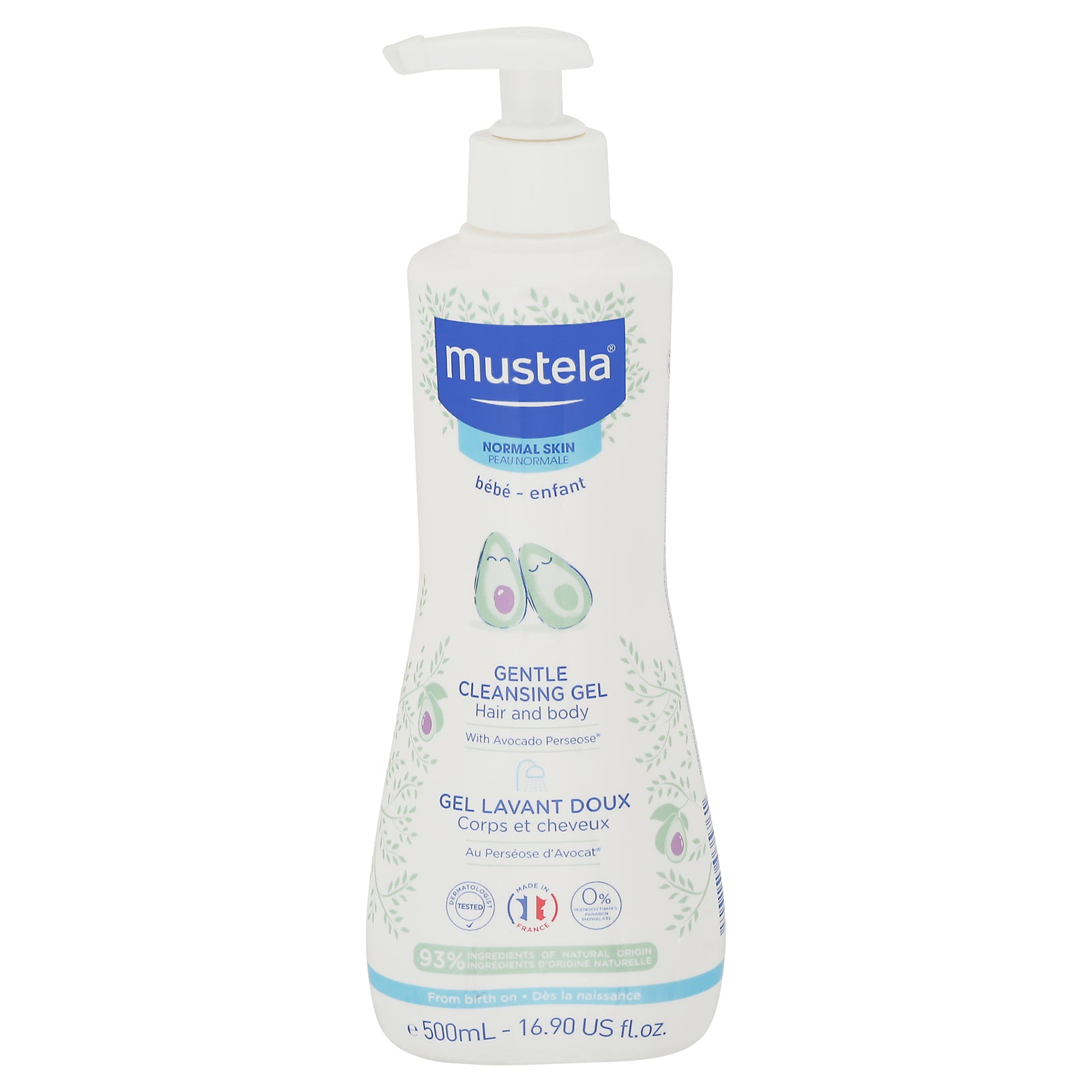 Mustela - Cleansing Gel Gentle - 1 Each -16.9 Fz - GreatEagleInc
