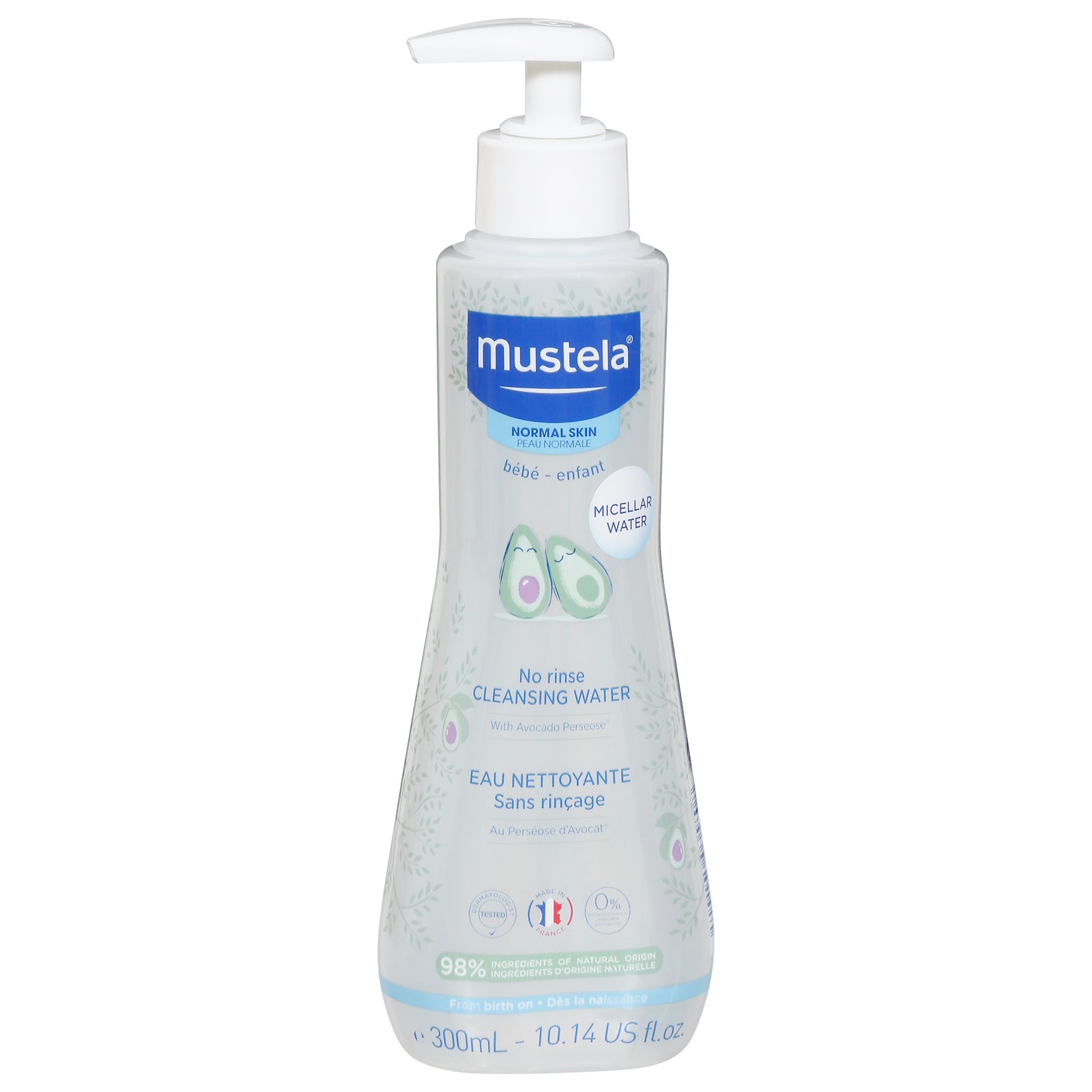 Mustela - Cleansing Water No Rinse - 1 Each -10.14 Fz - GreatEagleInc