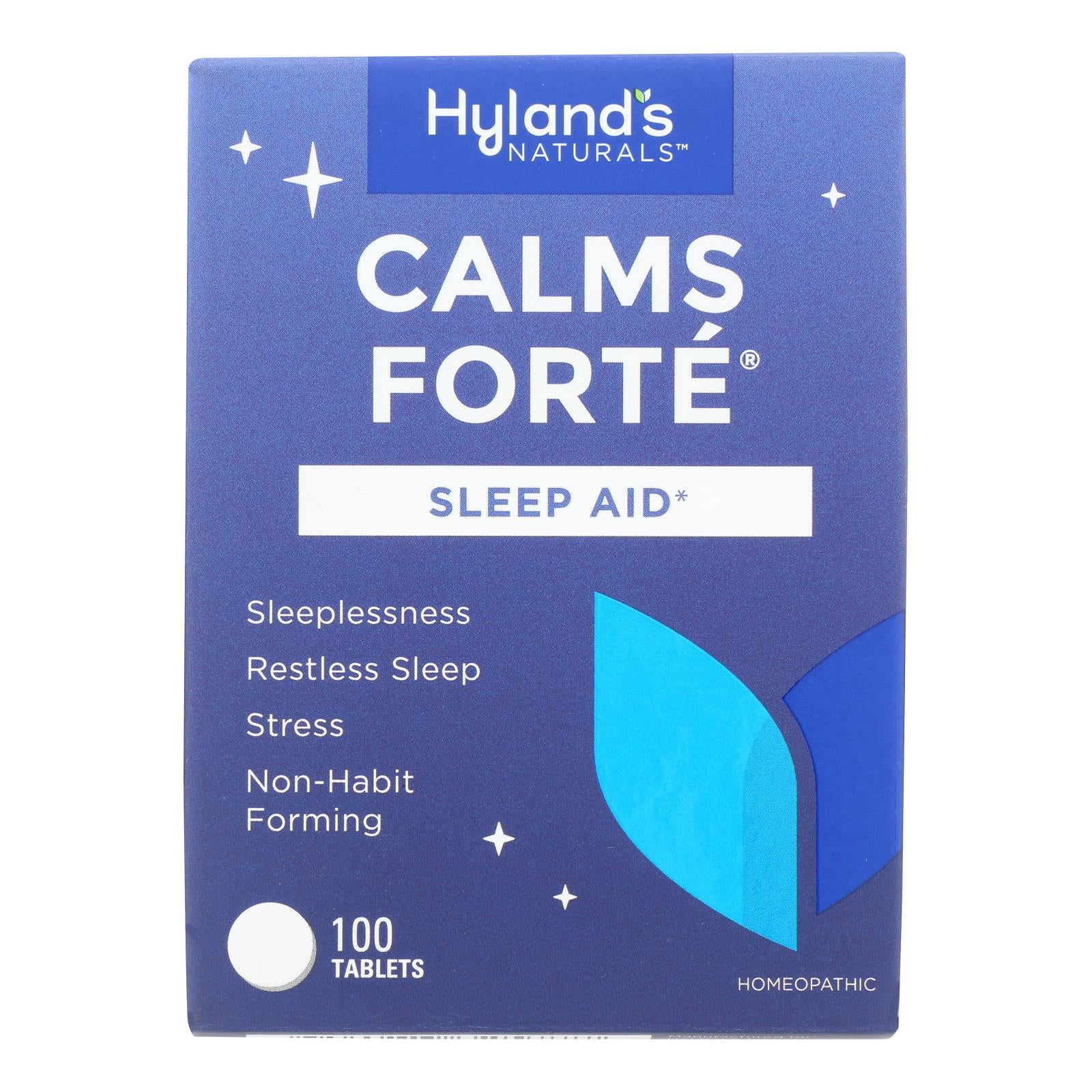 Hyland's - Sleep Aid Calms Forte - 1 Each-100 Tab - GreatEagleInc