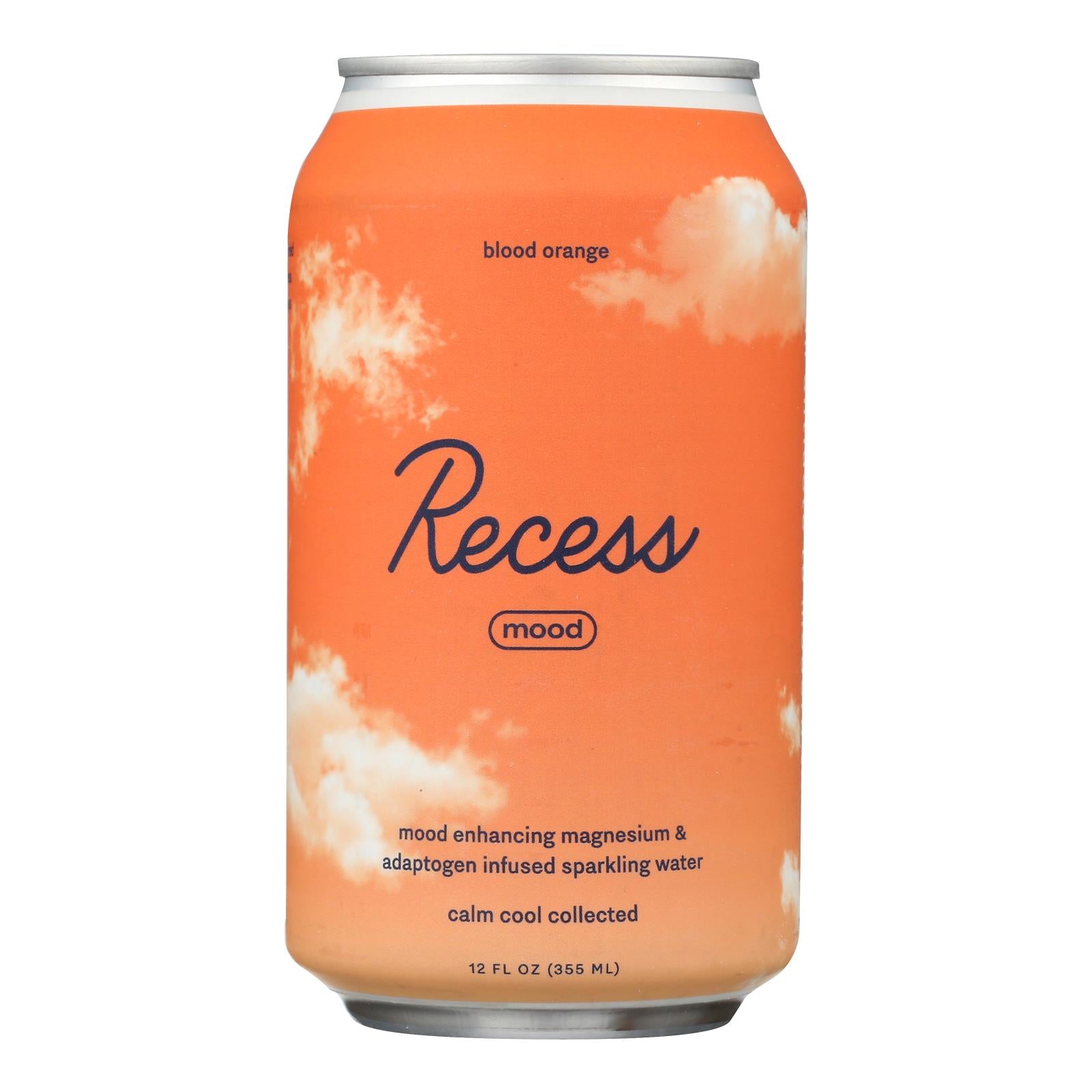 Recess - Sparkling Water Bld Orng Magnsm - Case Of 12-12 Fz - GreatEagleInc
