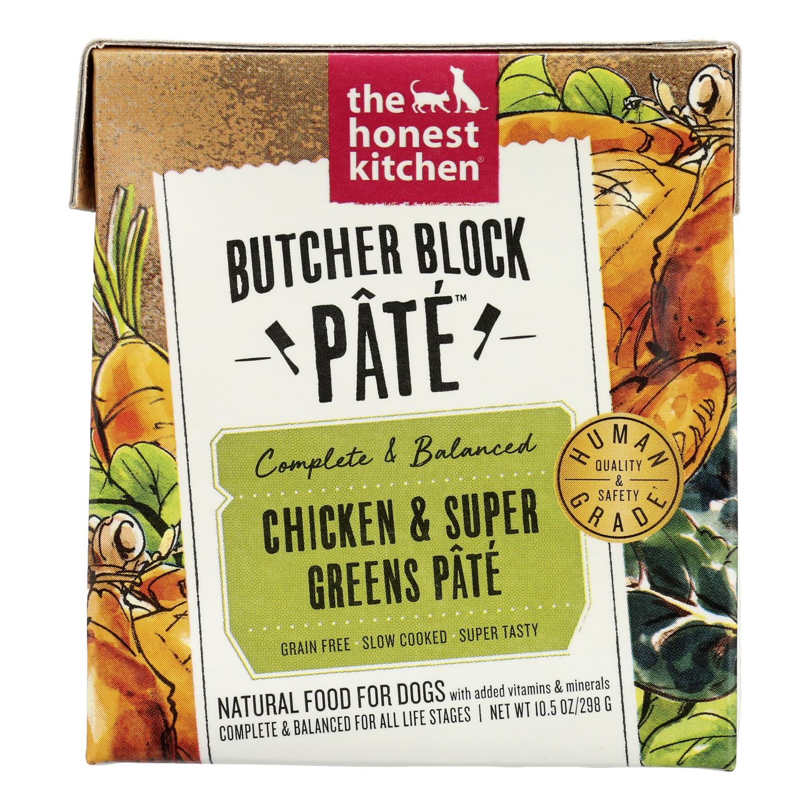 The Honest Kitchen - Dog Fd Pate Chicken Greens - Case Of 6-10.5 Oz - GreatEagleInc