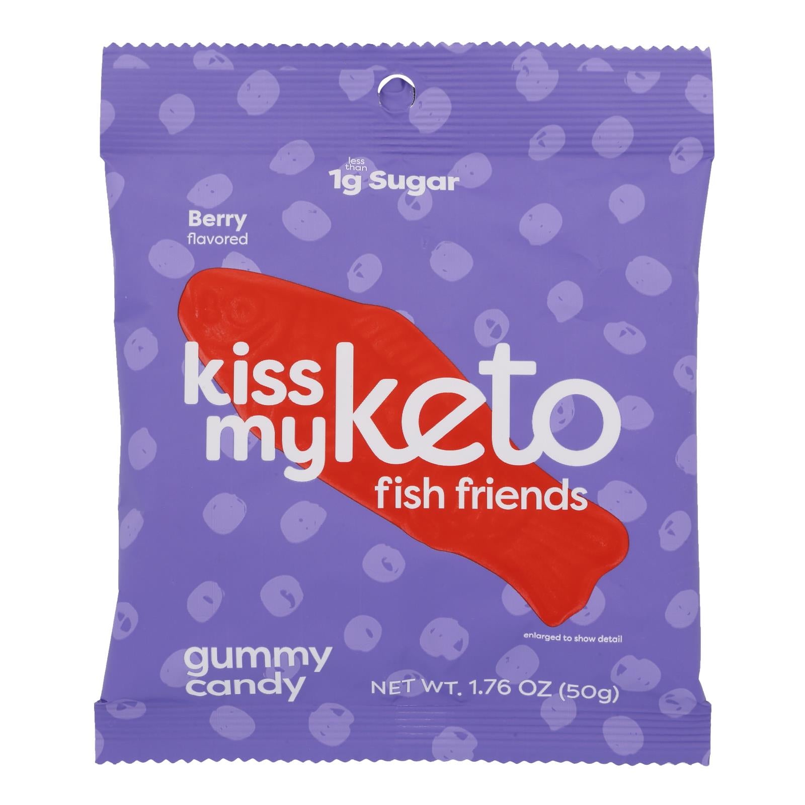 Kiss My Keto - Keto Gummy Fish Friends - Case Of 6-1.76 Oz - GreatEagleInc