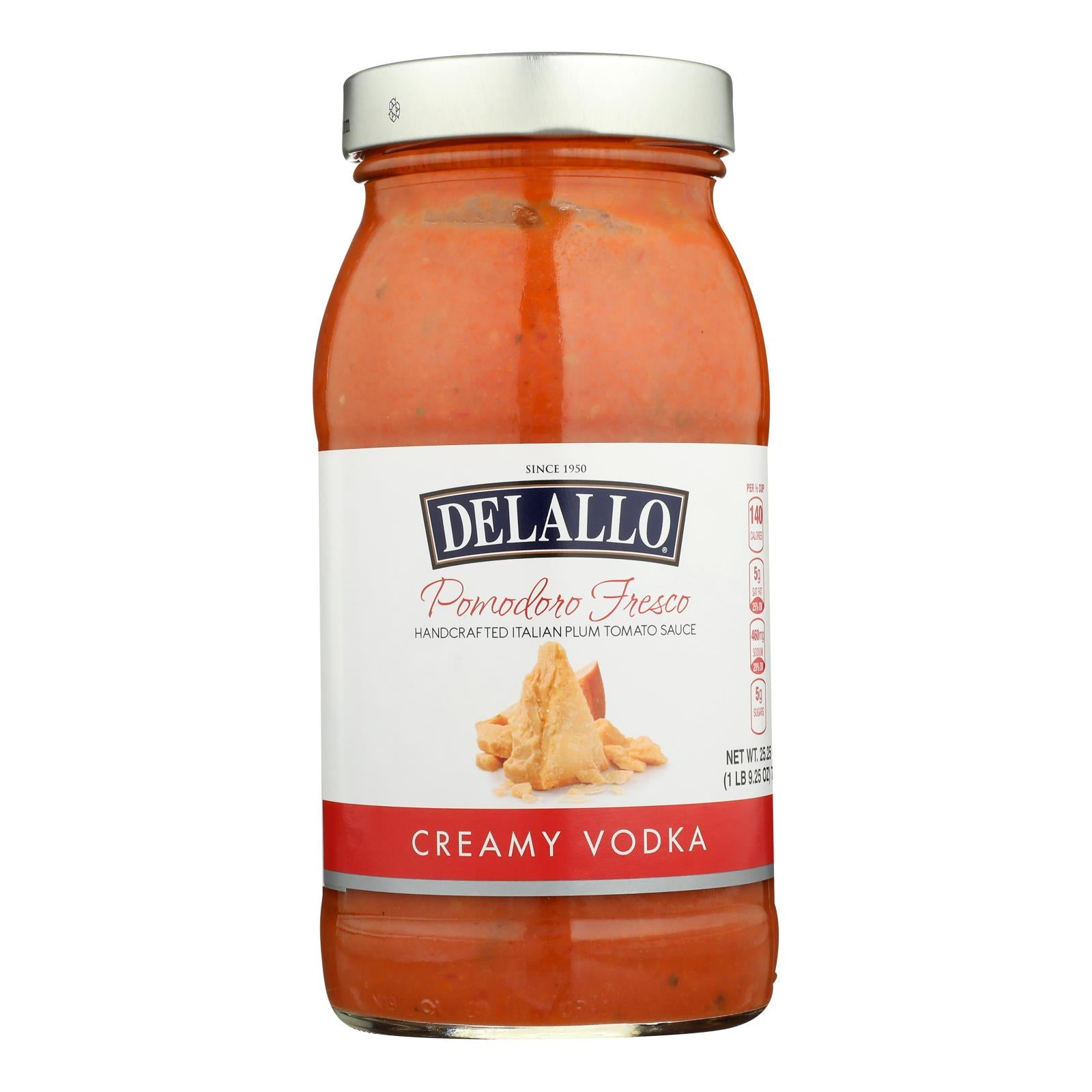 Delallo - Sauce - Fresco - Vodka - Case Of 6 - 25.25 Fl Oz - GreatEagleInc