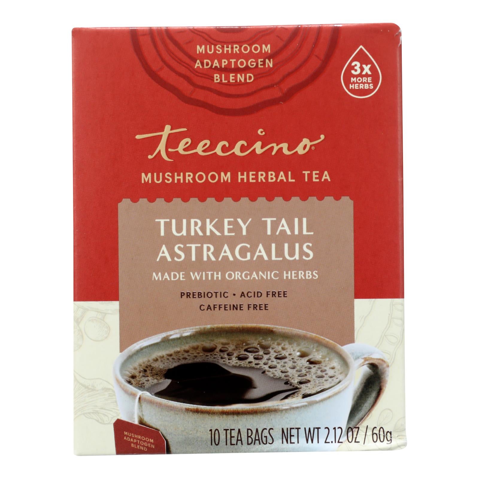 Teeccino - Mush Tea Turkey Tl Astr - Case Of 6-10 Bag - GreatEagleInc