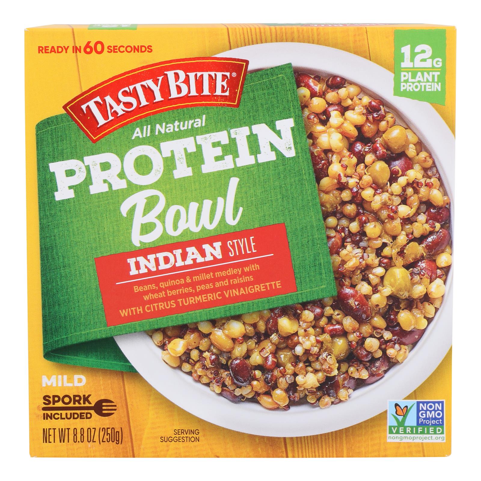 Tasty Bite - Bowl Protein Indian Style - Case Of 6-8.8 Oz - GreatEagleInc
