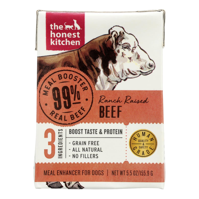 The Honest Kitchen - Dog Fd Meal Boost 99%beef - Case Of 12-5.5 Oz - GreatEagleInc