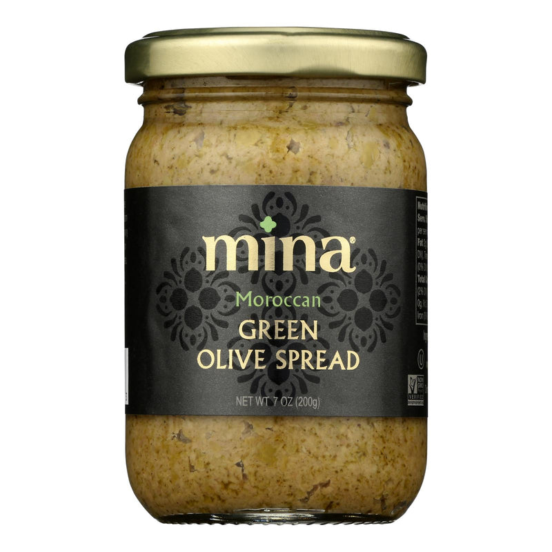 Mina - Spread Green Olive - Case Of 6-7 Oz