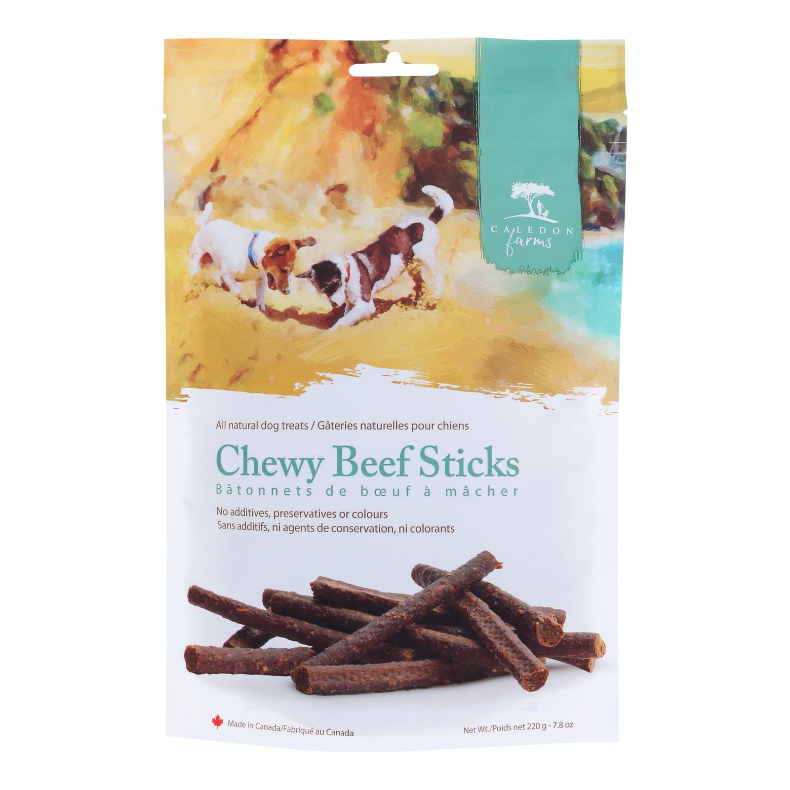 Caledon Farms - Dog Treat Chw Beef Stick - Case Of 4-7.8 Oz - GreatEagleInc