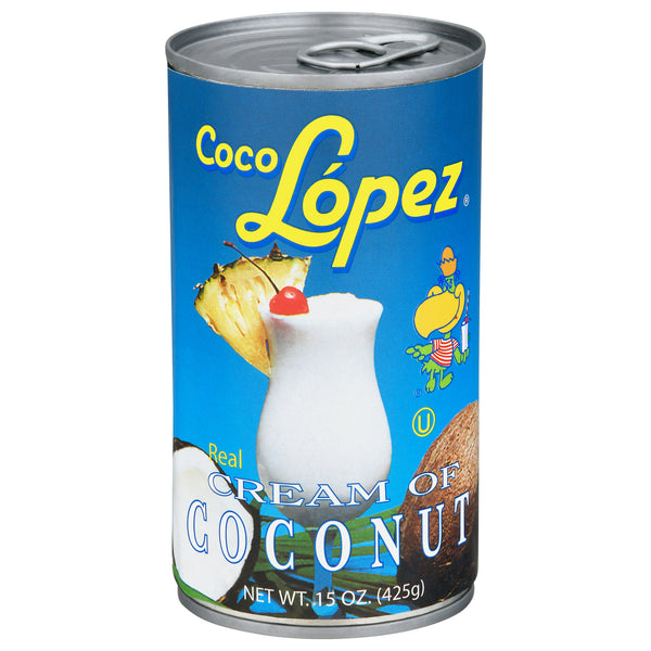 Coco Lopez Real Cream Of Coconut - Case Of 24 - 15 Fl Oz. - GreatEagleInc