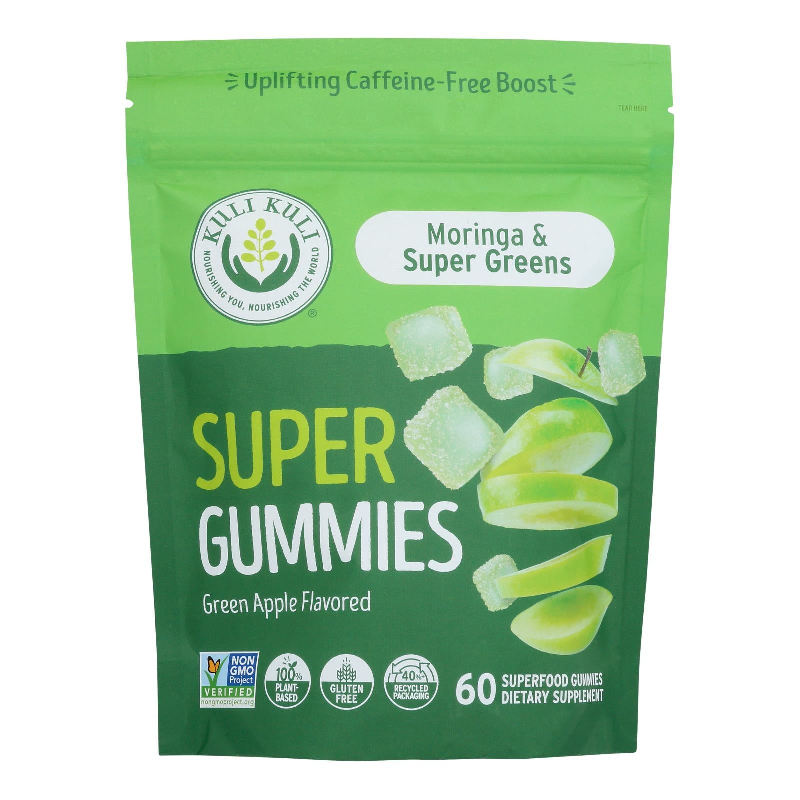 Kuli Kuli - Spr Gmmy Moringa Spr Green - 1 Each-60 Ct - GreatEagleInc