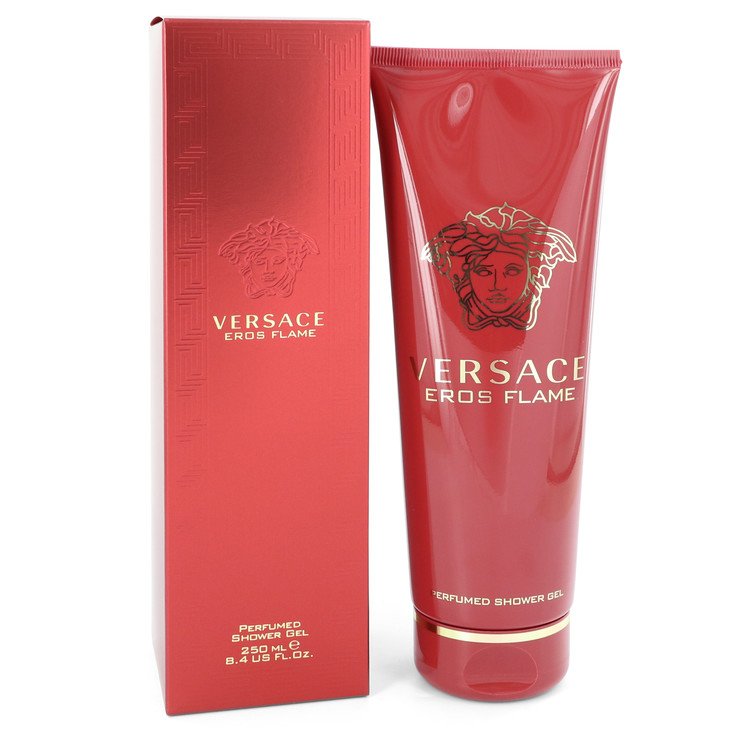 Versace Eros Flame by Versace Shower Gel 8.4 oz  for Men - Beauty & Fragrance