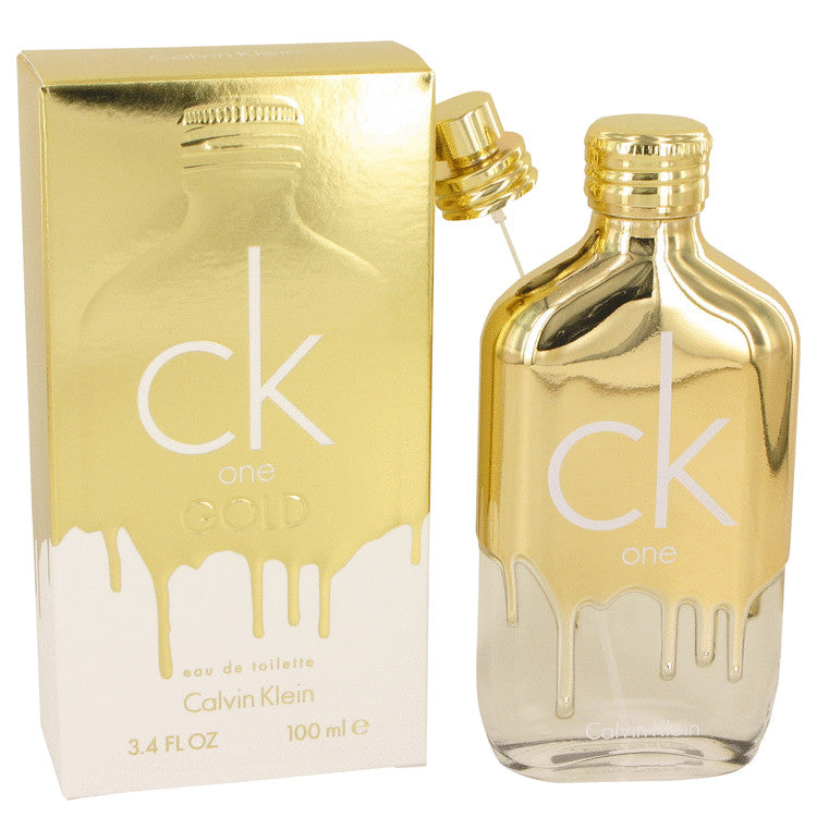 CK One Gold by Calvin Klein Eau De Toilette Spray (Unisex) 3.4 oz for Men - Beauty & Fragrance