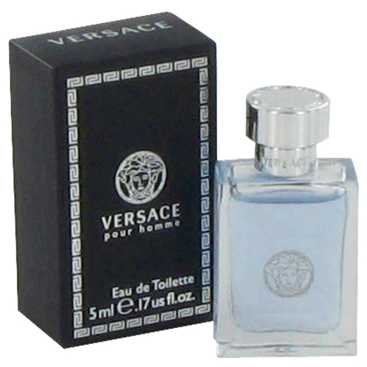 Versace Pour Homme by Versace Mini EDT .17 oz for Men - Beauty & Fragrance